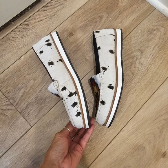 Myra's Uranium Southwestern Cloth Loafers Size 9 - Picture 3 of 7